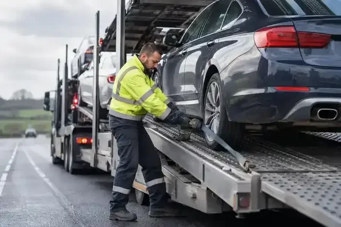 vehicle recovery and transport illustration