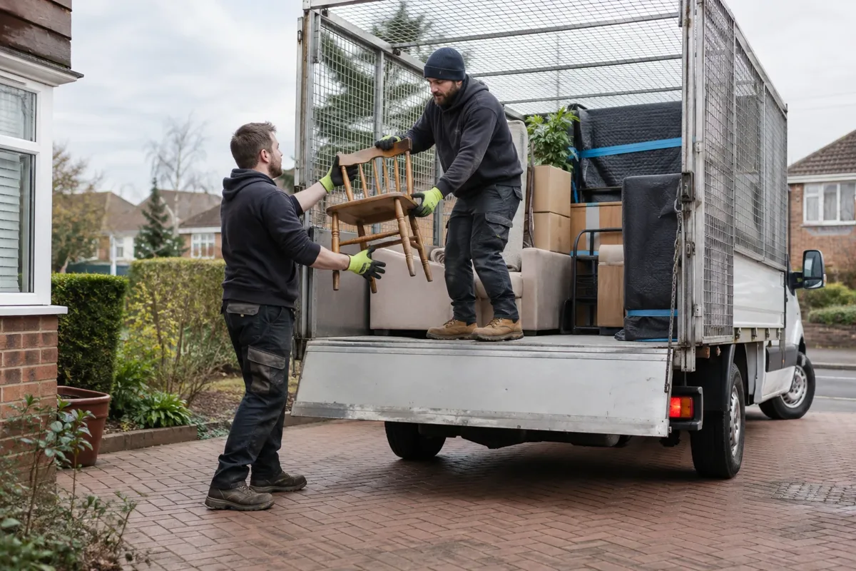 Household rubbish removal work